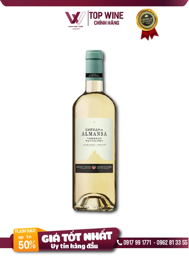 Rượu vang trắng  Castillo de Almansa Coleccion Blanco Spain 750ml  