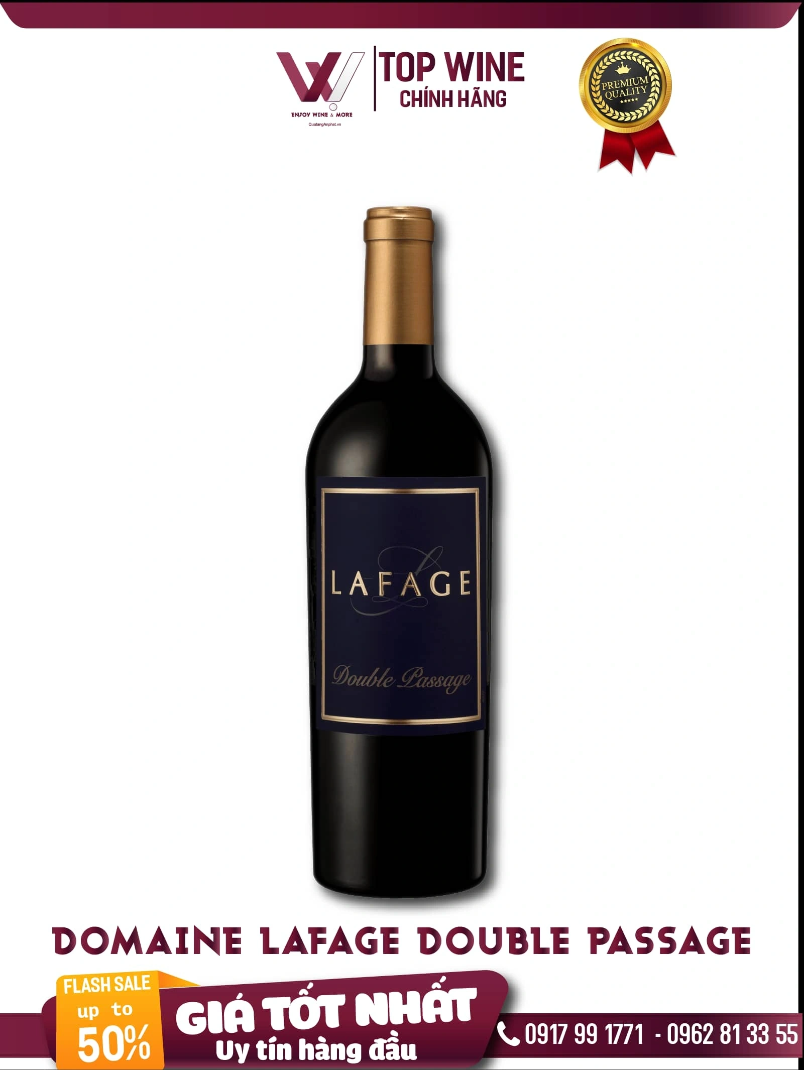 Rượu vang đỏ Domaine Lafage Double Passage Pháp 750ml 15% ?? Rượu vang đỏ Domaine Lafage Double Passage Pháp 750ml 15%