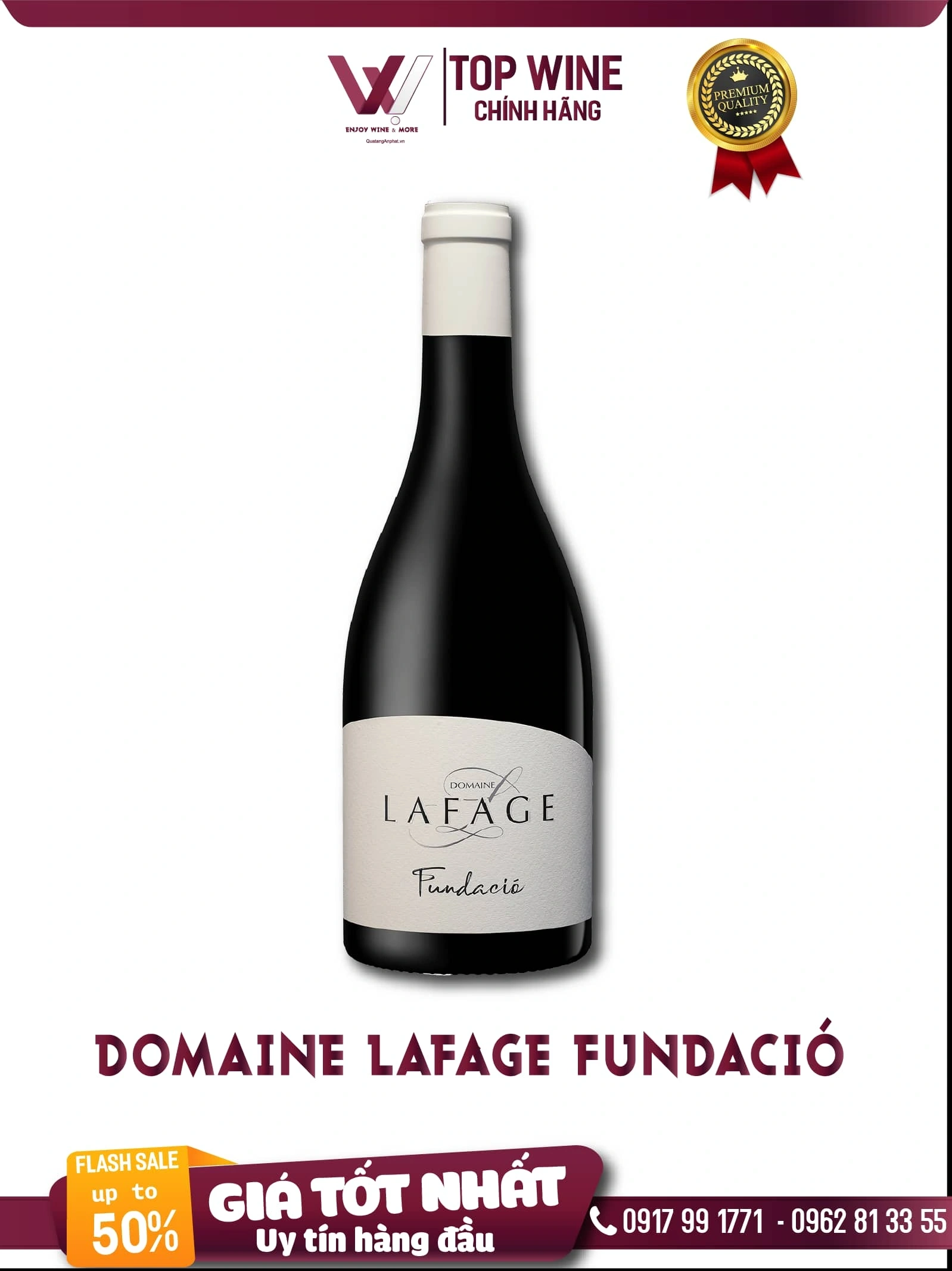 Rượu vang đỏ Domaine Lafage Fundació Pháp 750ml 15% ?? Rượu vang đỏ Domaine Lafage Fundació Pháp 750ml 15%