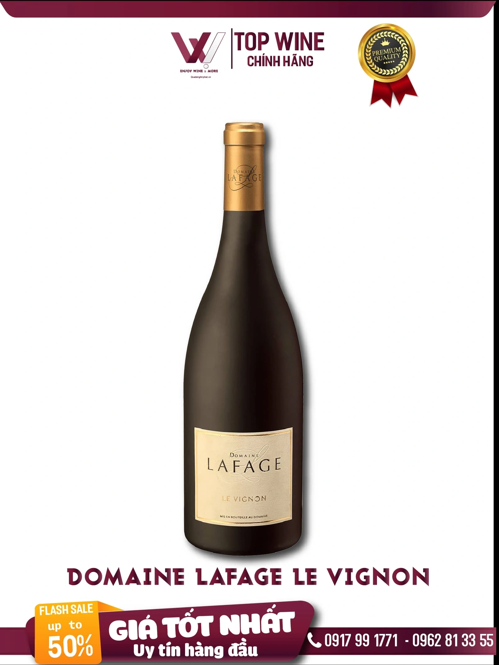 Rượu vang đỏ Domaine Lafage Le Vignon Pháp 750ml 15% ?? Rượu vang đỏ Domaine Lafage Le Vignon Pháp 750ml 15%