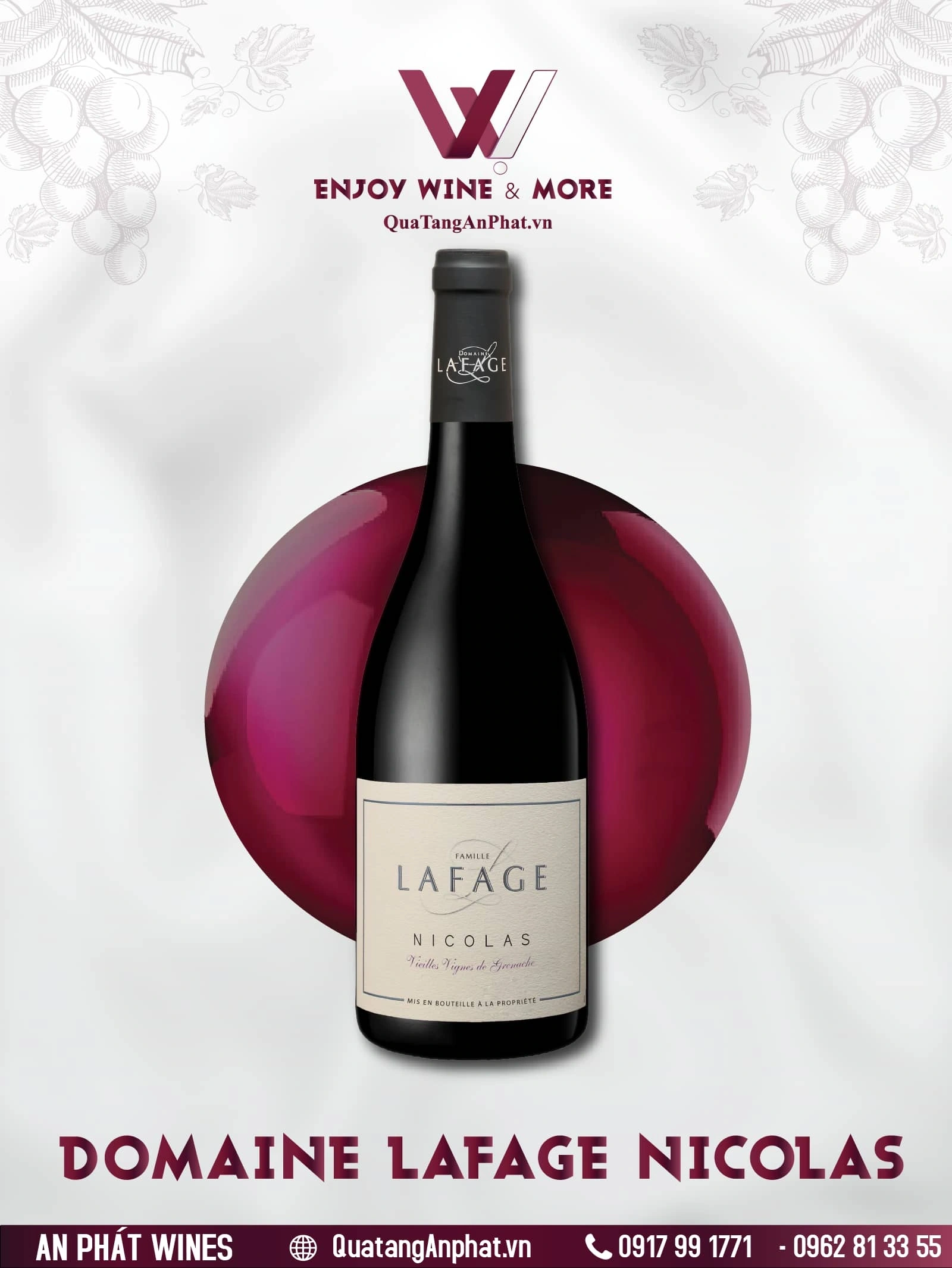 Rượu vang đỏ Domaine Lafage Nicolas 750ml 15% ?? Rượu vang đỏ Domaine Lafage Nicolas 750ml 15%