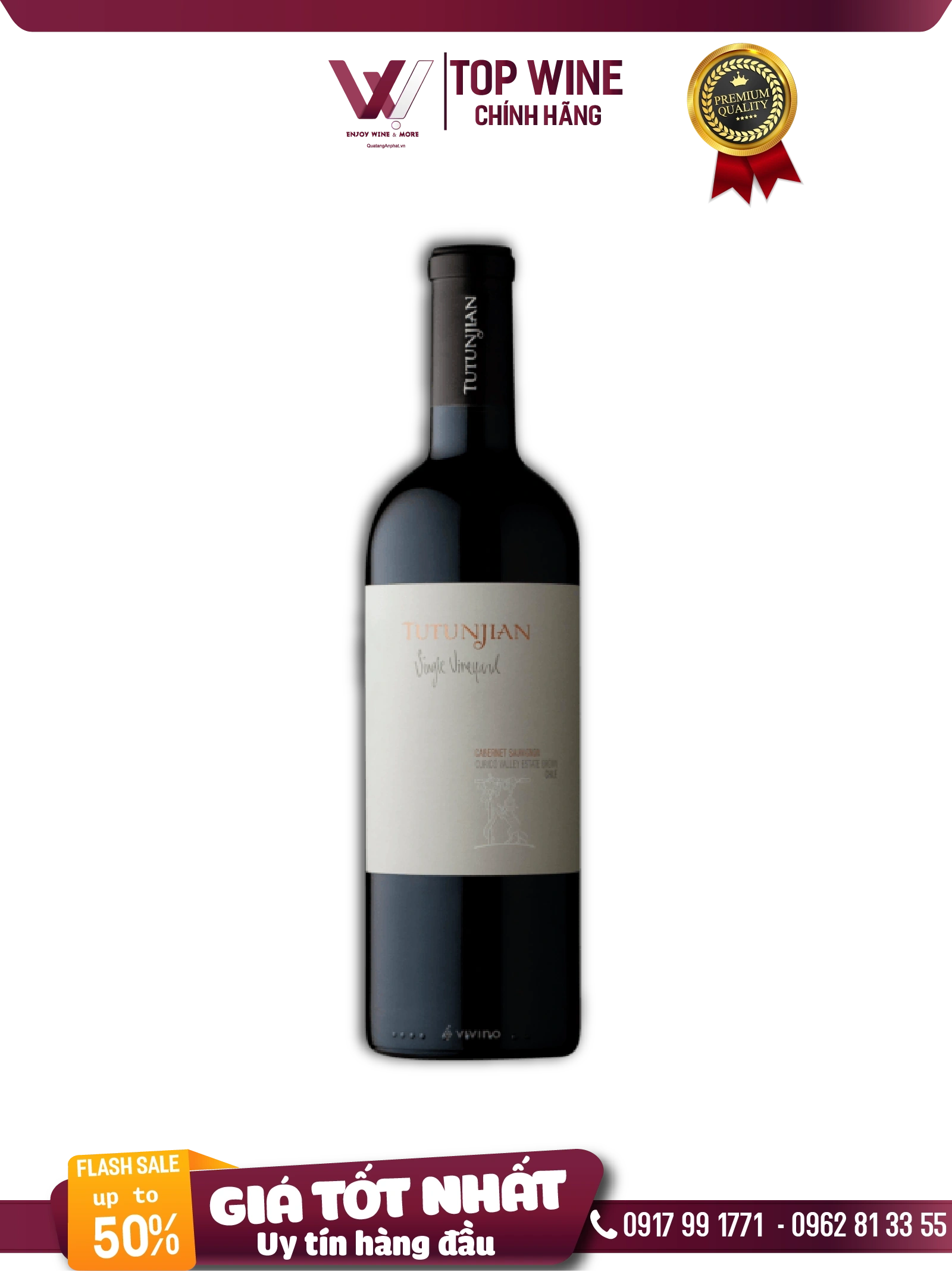 Rượu vang đỏ Tutunjian Single Vineyard Cabernet Sauvignon 13.5% ?? Rượu vang đỏ Tutunjian Single Vineyard Cabernet Sauvignon 13.5% 