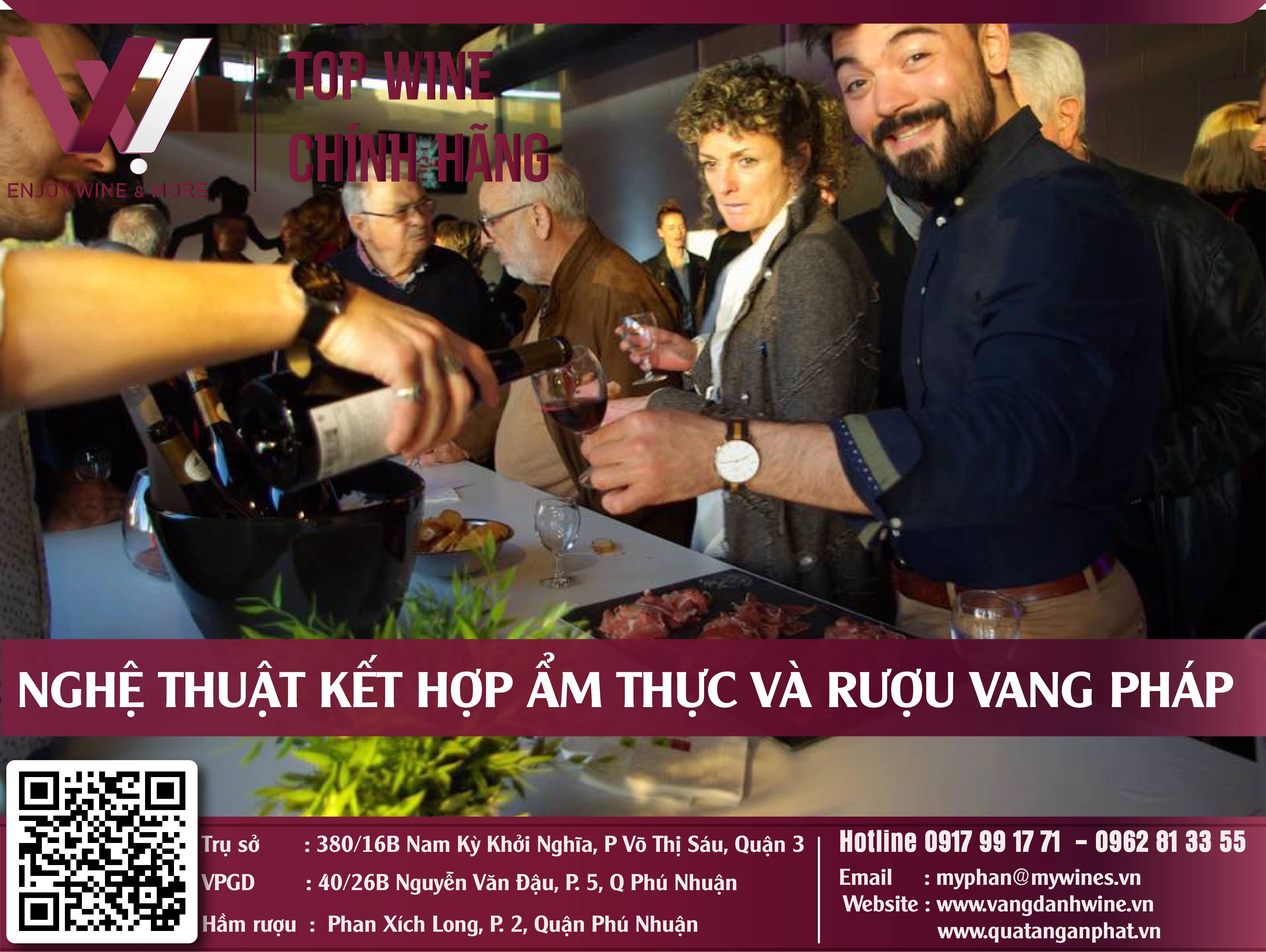 Khám phá nghệ thuật kết hợp ẩm thực và rượu vang Pháp