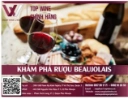 Khám phá rượu Beaujolais: Hướng dẫn mua sắm, thưởng thức và kết hợp ẩm thực 