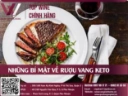 Những bí mật về rượu vang Keto-Chúng ta có thể uống khi ăn kiêng?