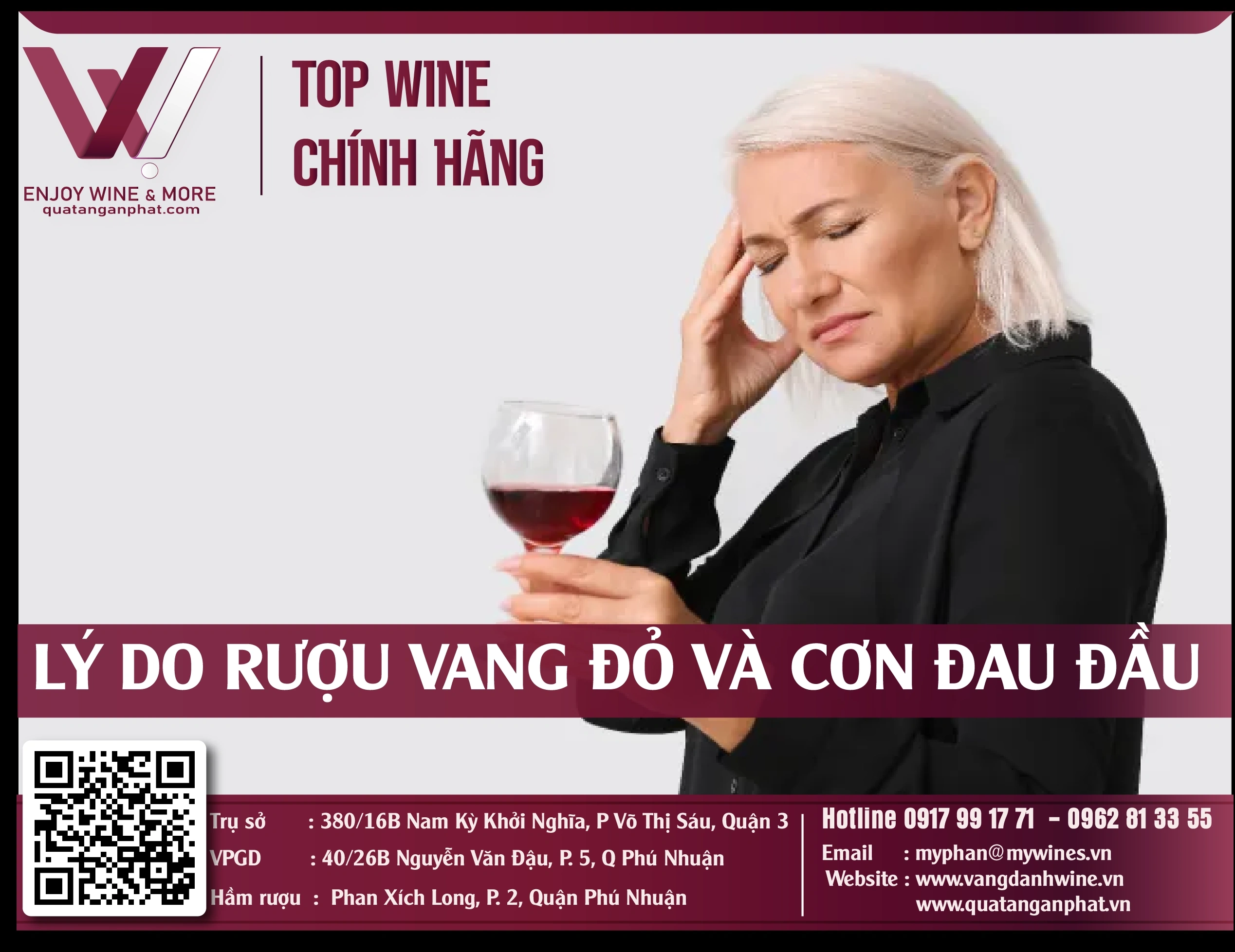 Rượu vang đỏ và cơn đau đầu-tại sao ly vang đỏ lại khiến bạn đau đớn?